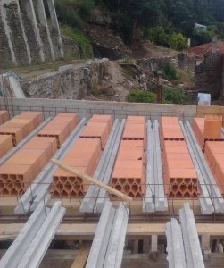 Construção Parque de Estacionamento - Turismo Rural, Esposade - Fase Construção